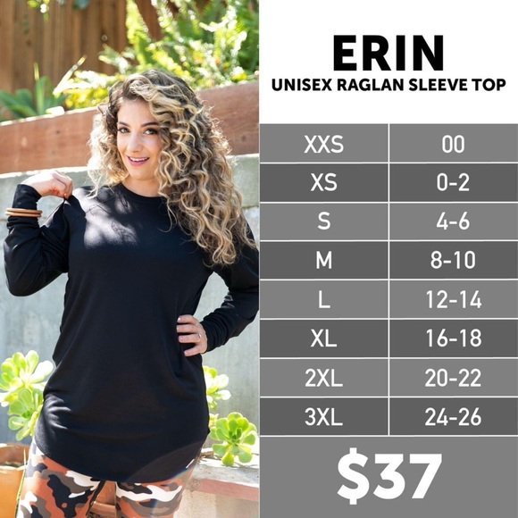 Halloween Bats LuLaRoe Black Unisex Raglan Sleeve Top - Picture 2 of 2